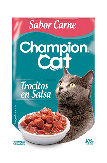 gatos trocitos-carne champion